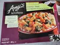 Curry thai aux legumes et riz au jasmin