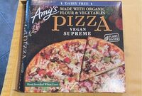 Supreme meatless pepperoni & sausage hand stretched