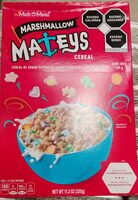 Frosted whole grain oat cereal with marshmallows