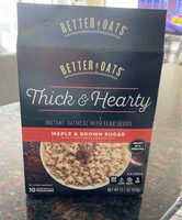 Thick & hearty maple and brown sugar