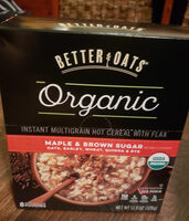 Organic Maple & Brown Sugar Oatmeal