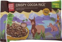 Naturally Flavored Sweetened Rice Cereal With Real Cocoa