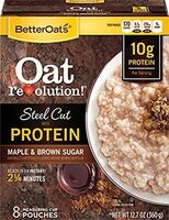 Steel Cut Quick Cooking Oatmeal Maple & Brown Sugar