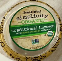 Simplicity Organic Traditional Hummus