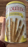 Limited edition cream filled wafers