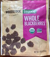 Woodstock organic whole blackberries