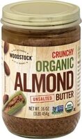 Organic Crunchy Almond Butter Unsalted