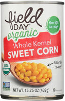 Organic Whole Kernel Sweet Corn