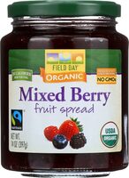 Organic Mixed Berry Fruit Spread