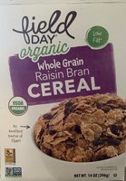 Whole Grain Raisin Bran Organic Cereal