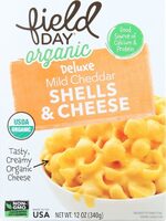 Organic Deluxe Mild Cheddar Shells & Cheese