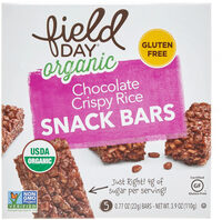 Organic Chocolate Crispy Rice Snack Bars
