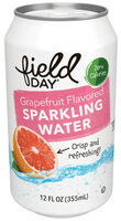 Field day, sparkling water, grapefruit, grapefruit