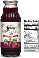 Organic beet concentrate