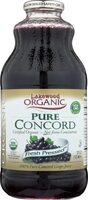 Organic pure concord grape juice