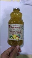 Organic pineapple ginger fresh pressed juice