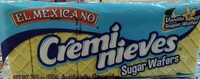 El mexicano, cremi nieves wafer, sabor vainilla