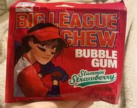 Big League Chew Bubble Gum Slammin’ Strawberry