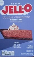 Jello no bake double chocolate cheesecake