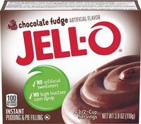 Jello chocolate fudge instant pudding pie filling mix boxes