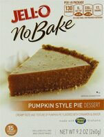 Nobake pumpkin style pie dessert