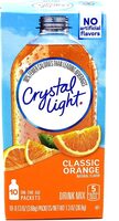 Crystal light on the go classic orange