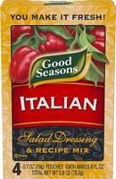 Italian dressing recipe kit packets