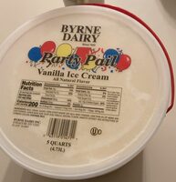 Vanilla ice cream