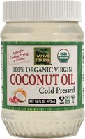 Organic virgin coconut oil cold pressed