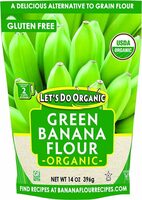 Green banana flour