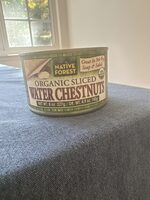 Native Forest, Organic Sliced Water Chestnuts