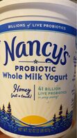 Nancy’s Probiotic Whole Milk Yogurt Honey