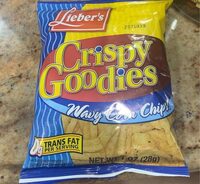 Wavy corn chips