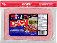 Deli Sliced Cooked Ham And Water Product