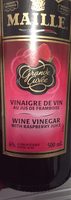 Vinaigre de vin au jus de framboise