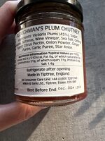 Ploughman’s plum chutney