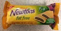 Nabisco newtons lunchbox cookies fig fat free1x2.1 oz