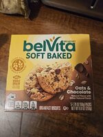 Soft baked oats chocolate breakfast biscuits count box