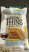 GOOD THINS sea salt Corn & Rice Snacks