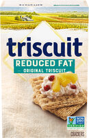 Reduced fat triscuit