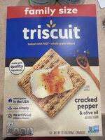 Cracked pepper and olive oil cracker