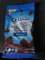 Oreo thin bites cookies dipped original 1x1.7 oz
