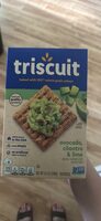 Avocado, cilantro & lime crackers
