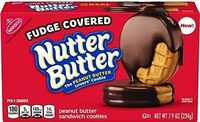 Chocolate fudge peanut butter cookies