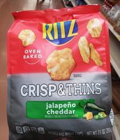 Crisp & thins jalapeno cheddar potato and wheat chips