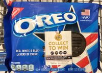 Oreo cookies red white and blue