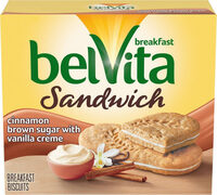 Sandwhich cinnamon brown sugar & vanilla creme