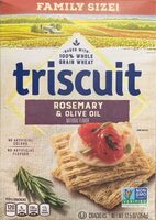 Rosemary & olive oil natural flavor crackers