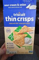 Thin crisps sour cream & onion