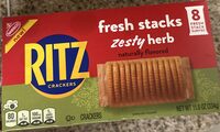 Fresh stacks zesty herb crackers